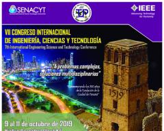 Afiche del VII Congreso Internacional de Ingeniería, Ciencias y Tecnología (IESTEC-2019)